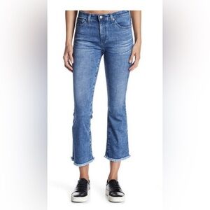 AG The Jodi High Rise Slim Flare Crop Jeans